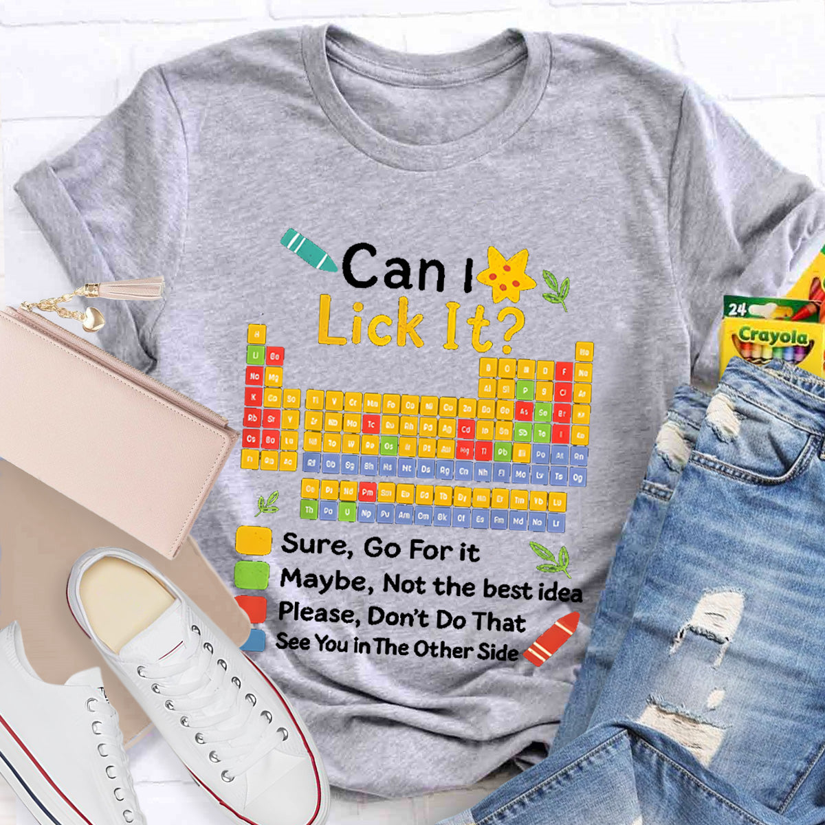 Can I Lick It Teacher T-Shirt