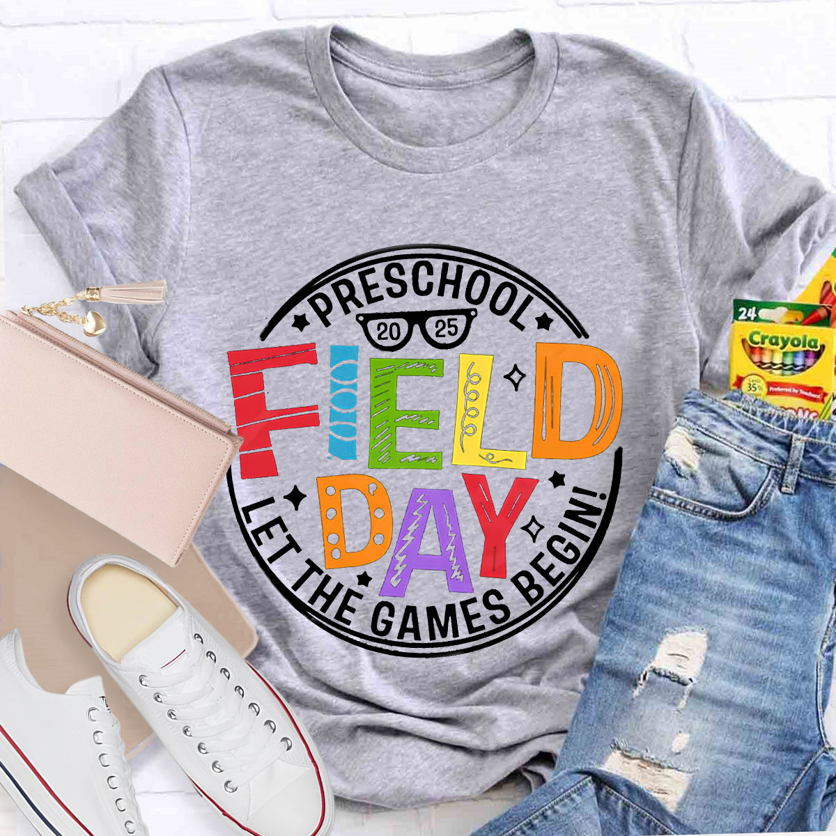 Personalized Grade 2025 Field Day Teacher T-Shirt