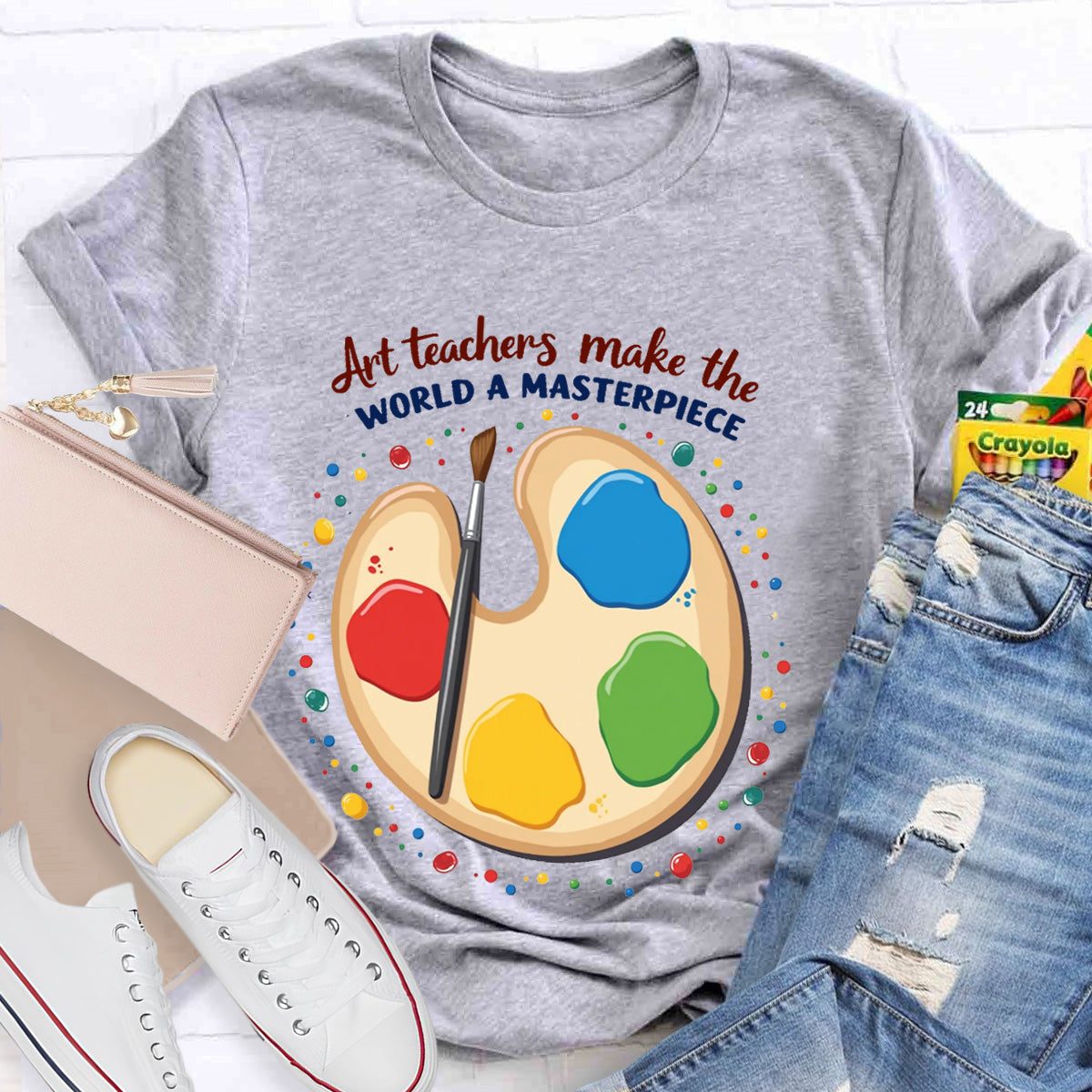 Art Teachers Make The World A Masterpiece T-Shirt