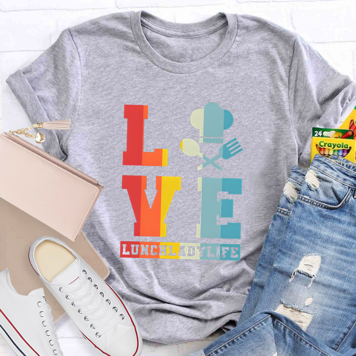 Lunch Lady Life Teacher T-Shirt