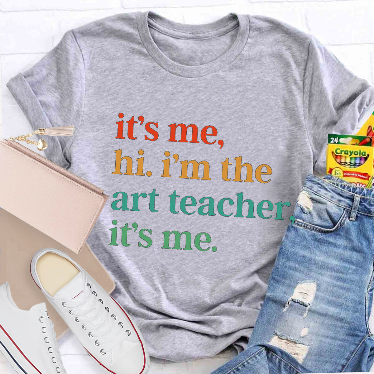 It's Me Hi I'm The Art Teacher T-Shirt