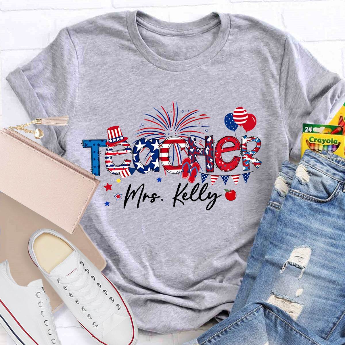 Personalized Name 4th Of July America History T-Shirt