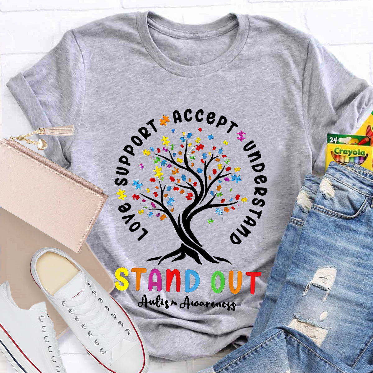 Love And Support Teacher T-Shirt
