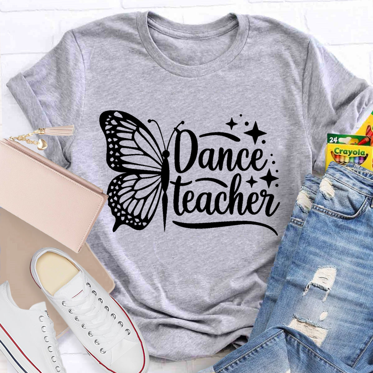 Dance Teacher Butterfly Teacher T-Shirt
