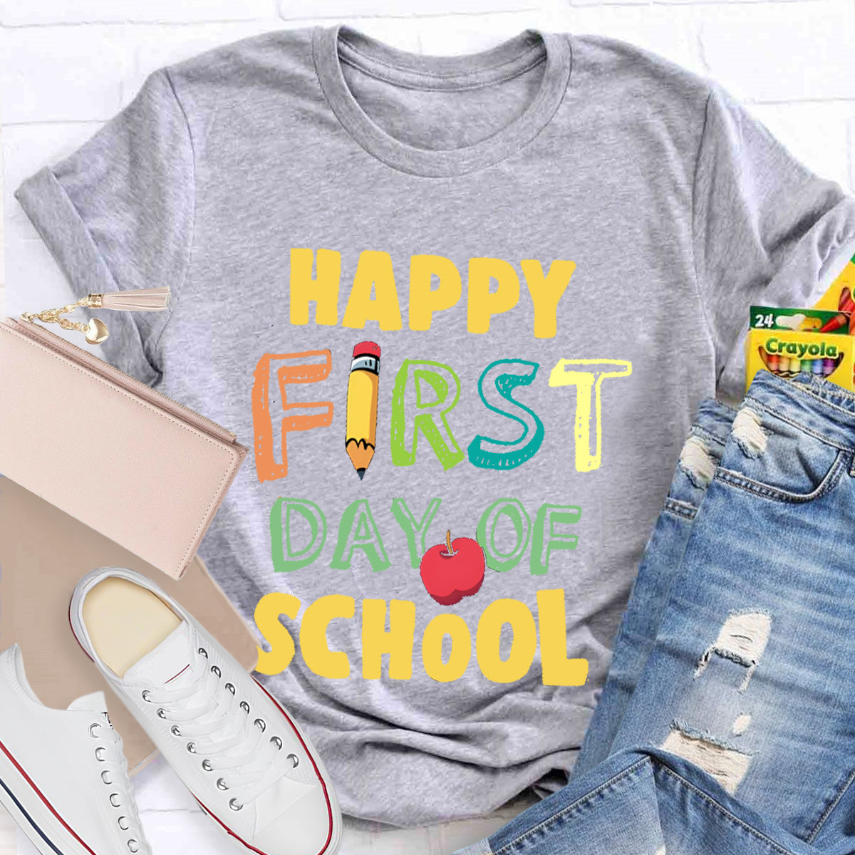 Happy First Day Of School Teacher T-Shirt