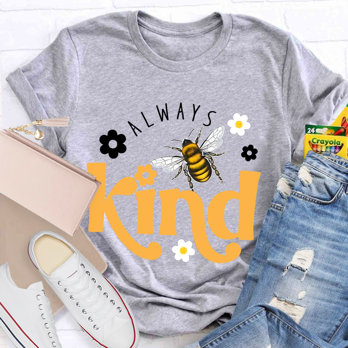 Always Bee Kind Floral T-Shirt