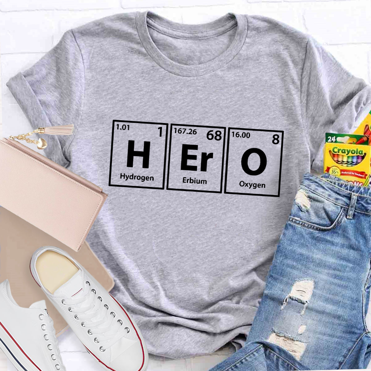 Hero Periodic Table Teacher T-Shirt