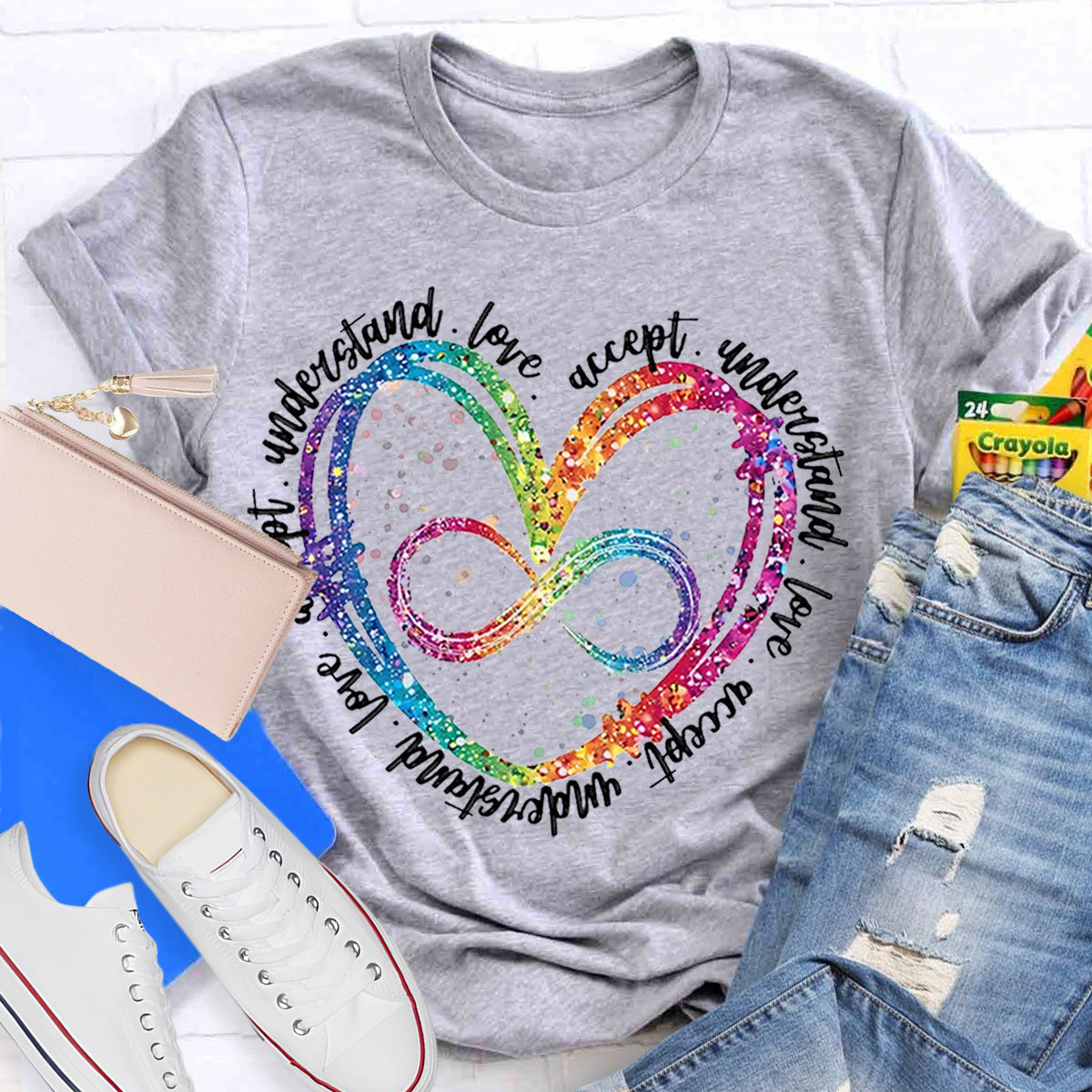 Understand Love Accept Teacher T-Shirt