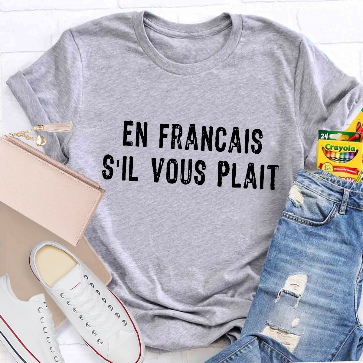 En Francais S'il Vous Plait French Teacher T-Shirt