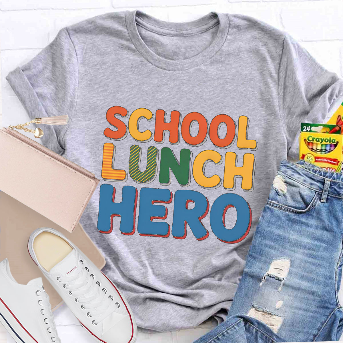 School Lunch Hero T-shirt