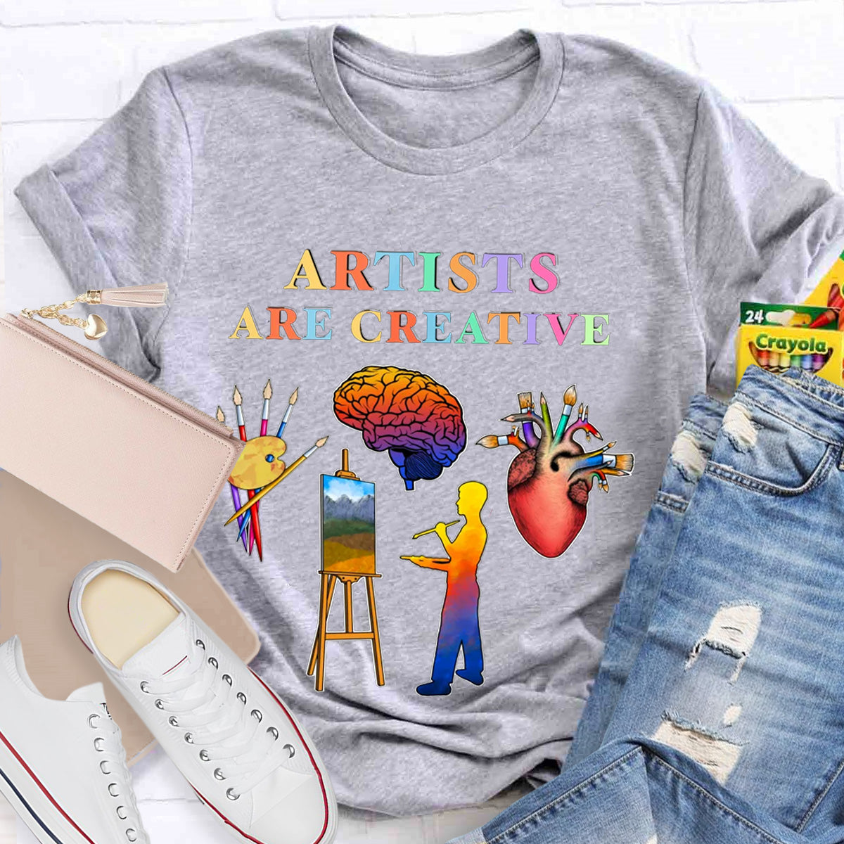 Artists Are Creative Art Teacher T-Shirt