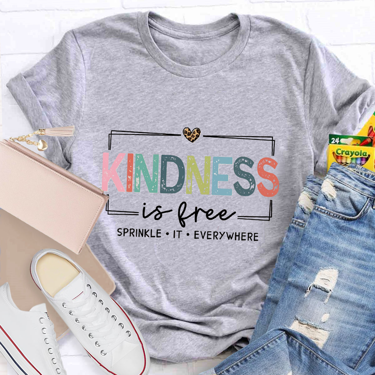 Kindness Is Free Sprinkle It Everywhere T-Shirt