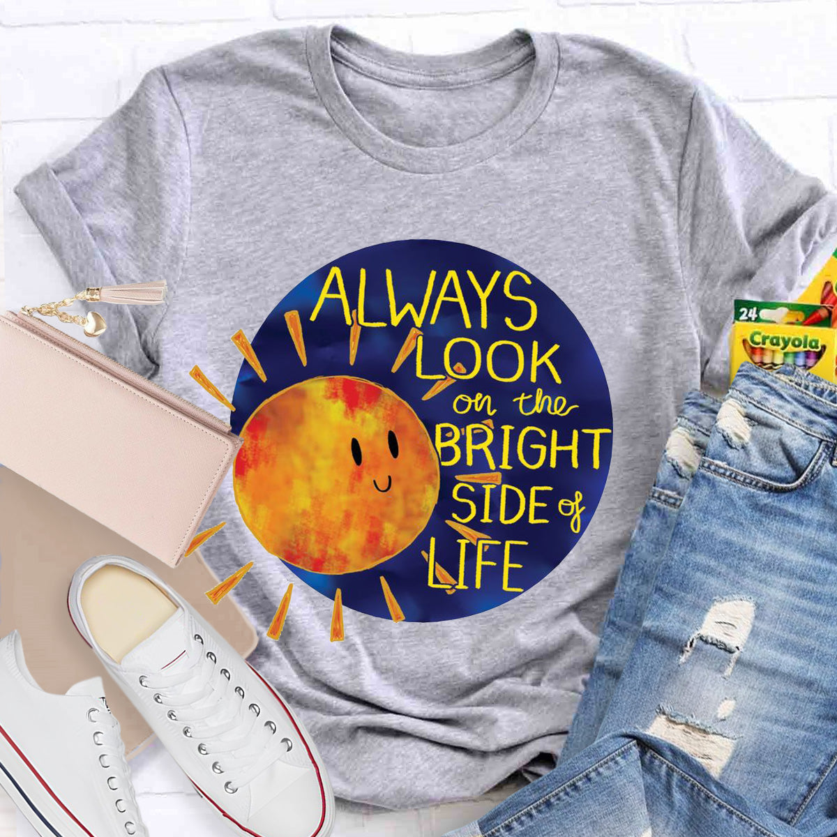 Always Look On The Bright Side Of Life Teacher T-Shirt