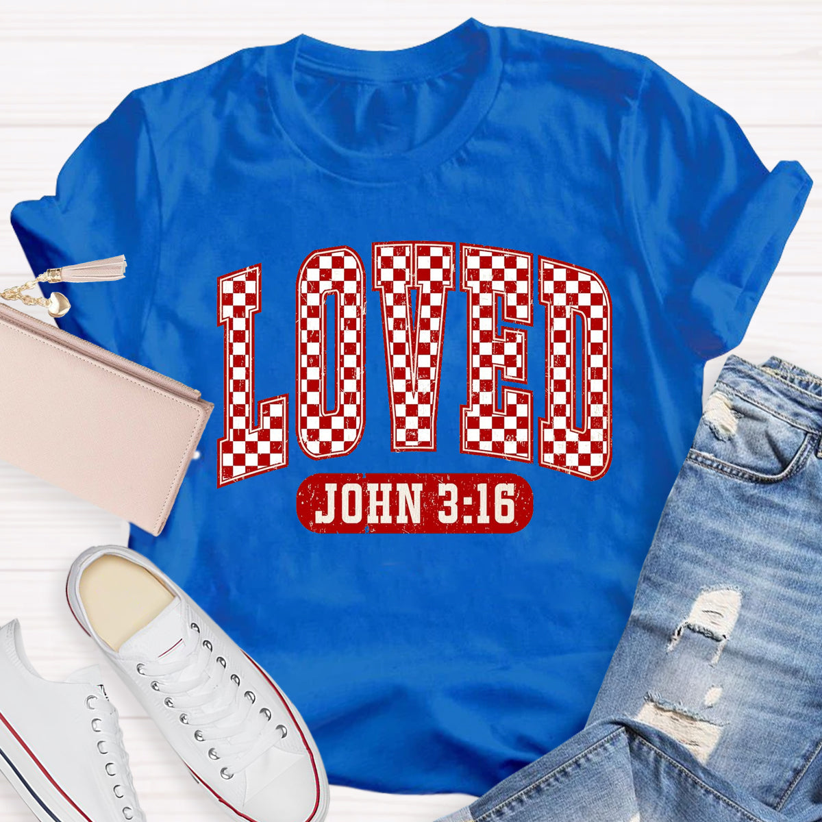 Valentine Loved John 3:16 T-Shirt