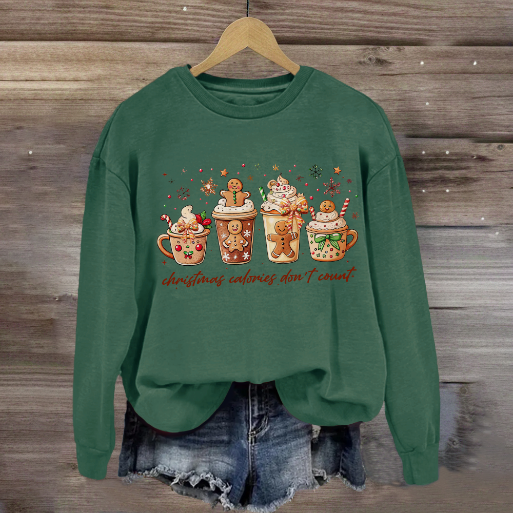 Christmas Coloring Don't Count Sweatshirt