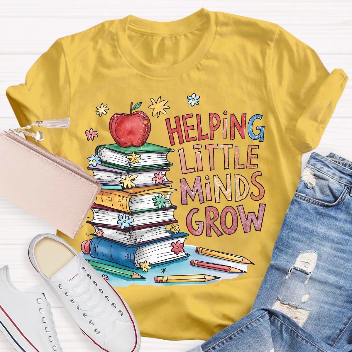Helping Minds Grow Teacher T-Shirt