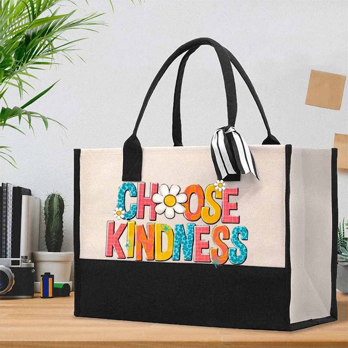 Choose Kindness Cotton Tote Bag