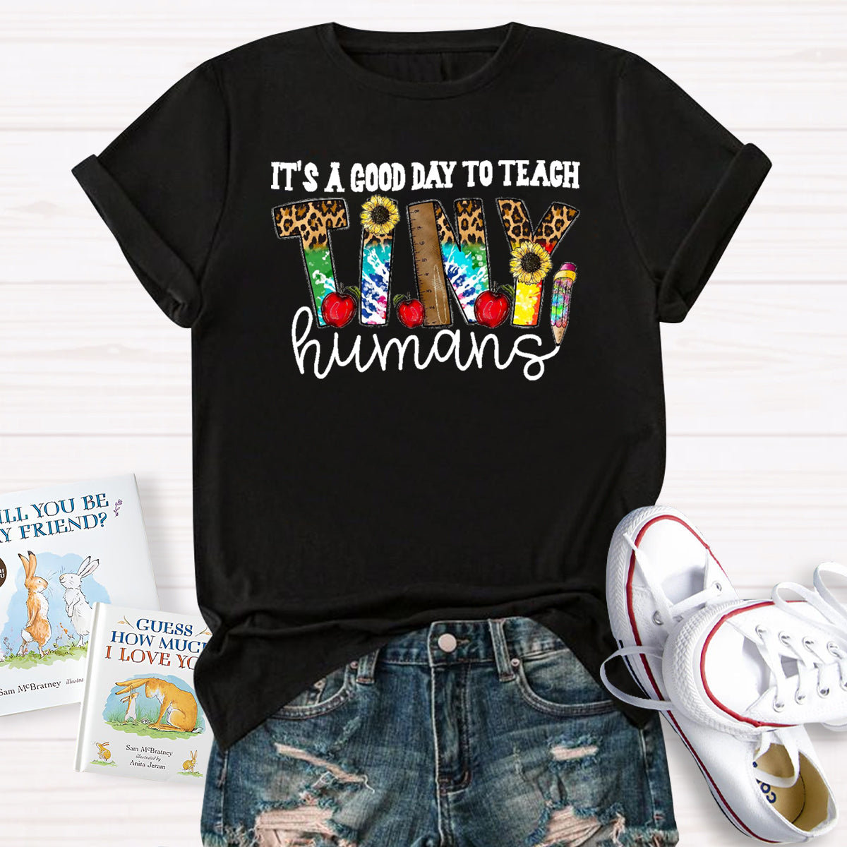 It's A Good Day To Teach Tiny Humans Leopard T-Shirt