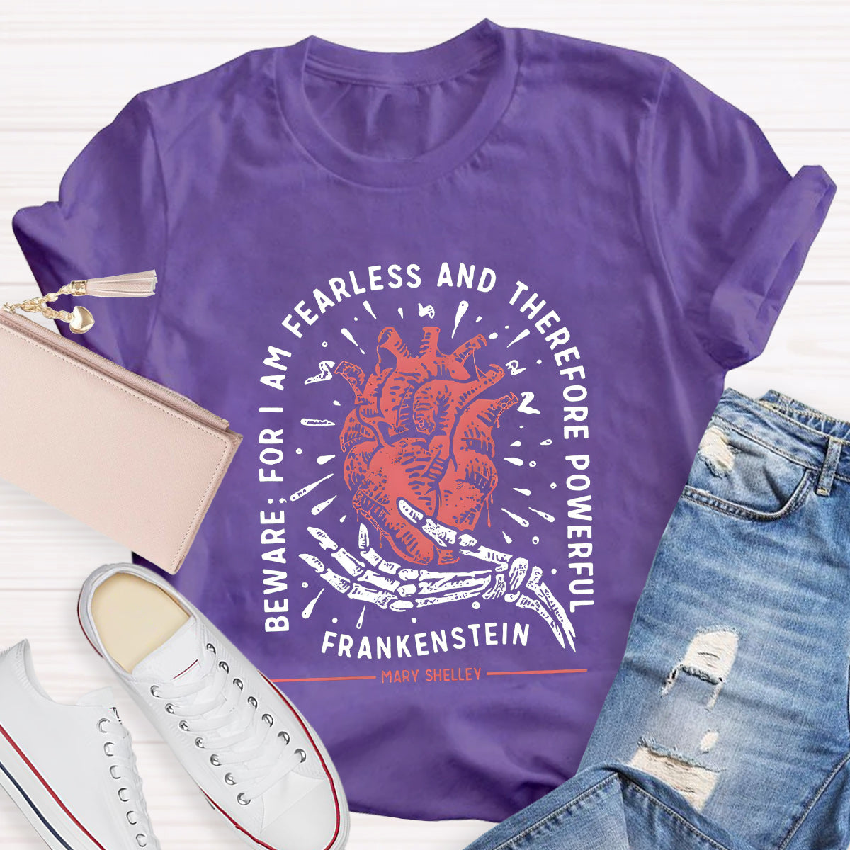 Beware For I Am Fearless Teacher T-Shirt