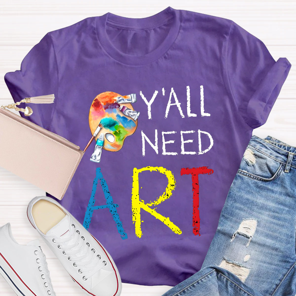 Y'll Need Art Teacher T-Shirt