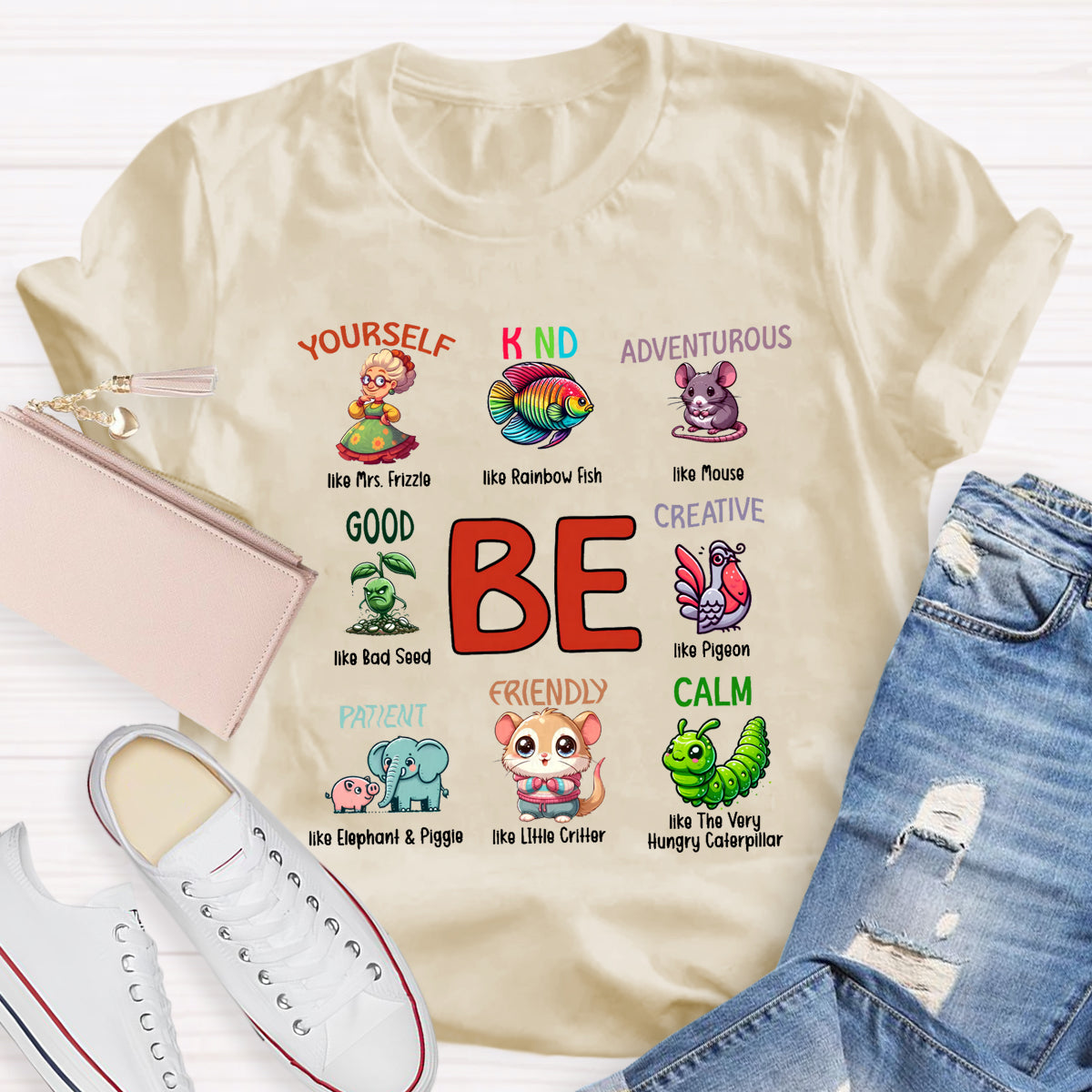 Be Kind Be Yourself I Still Read Children's Books T-Shirt