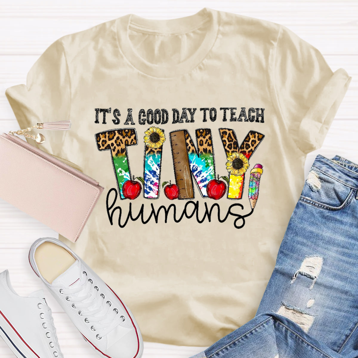 It's A Good Day To Teach Tiny Humans Leopard T-Shirt
