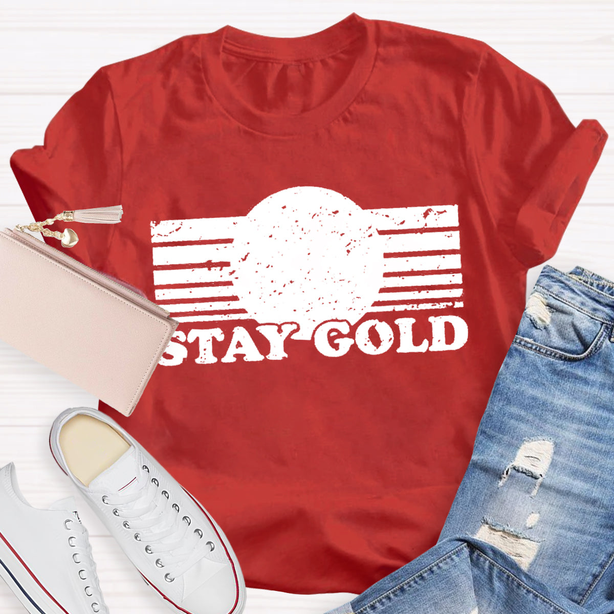 Stay Gold Teacher T-Shirt