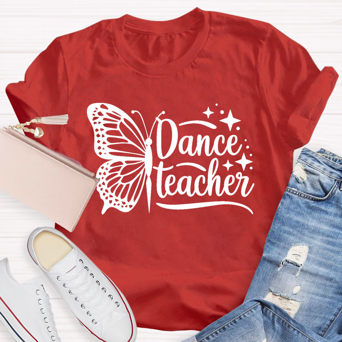 Dance Teacher Butterfly Teacher T-Shirt