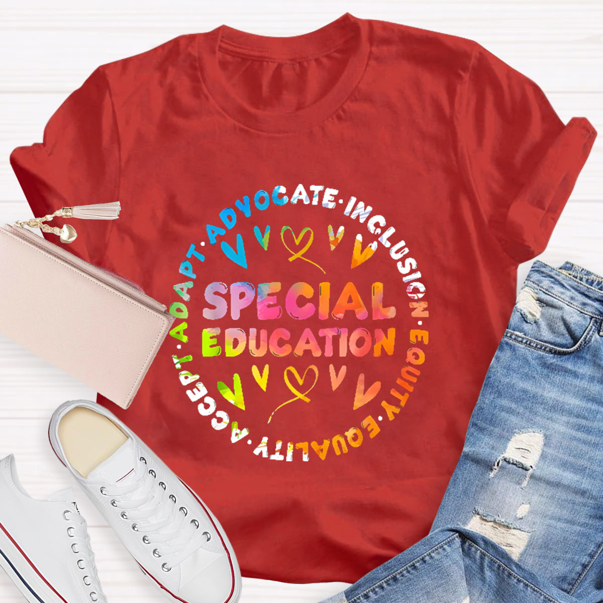 Special Education Teacher Adapt Advocate T-Shirt