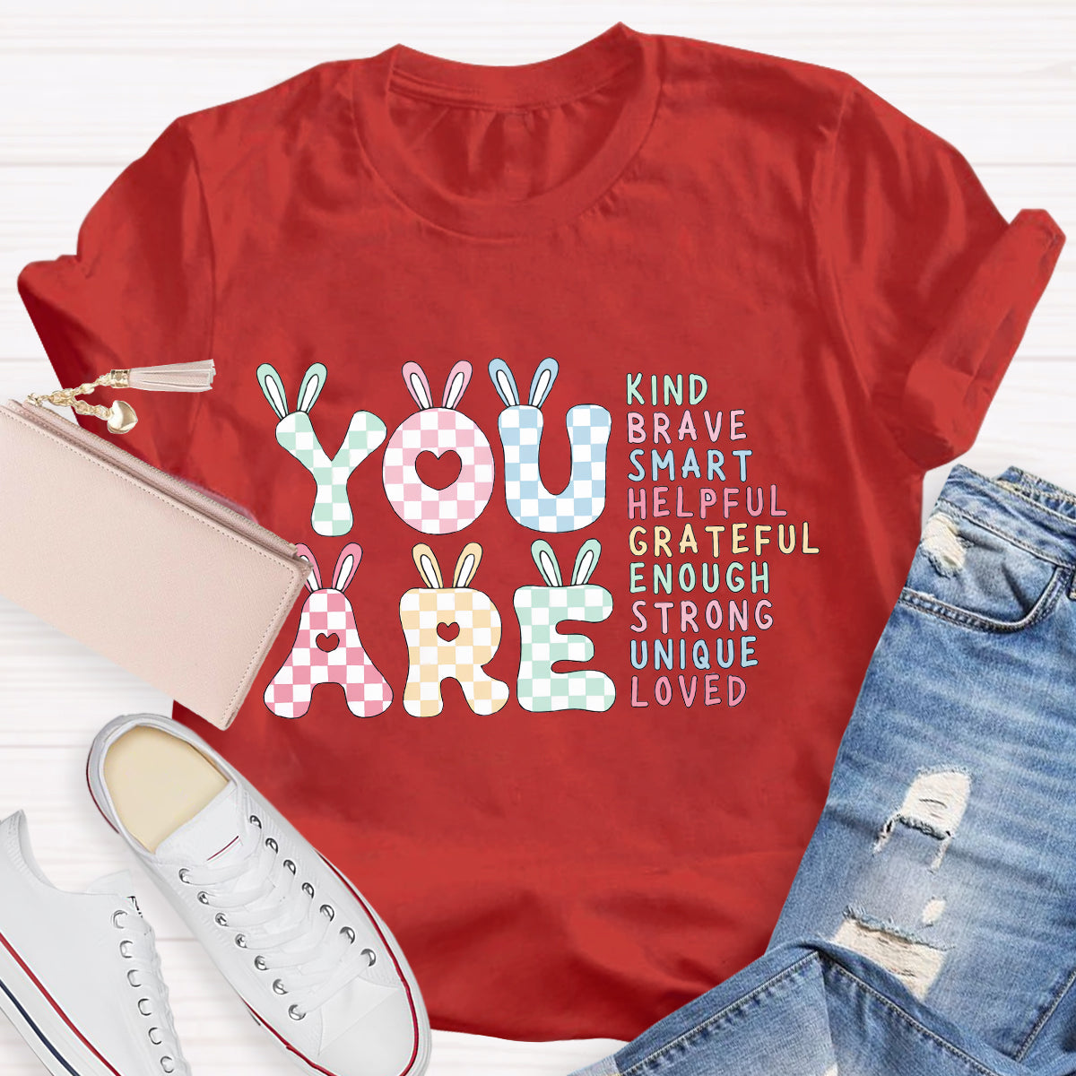 Easter You Are Kind Smart Teacher T-Shirt