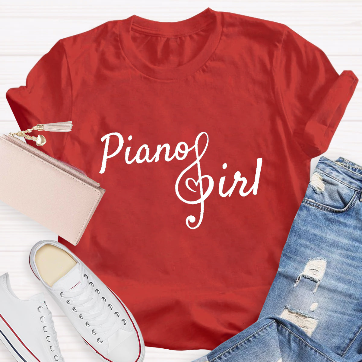 Piano Girl Teacher T-Shirt