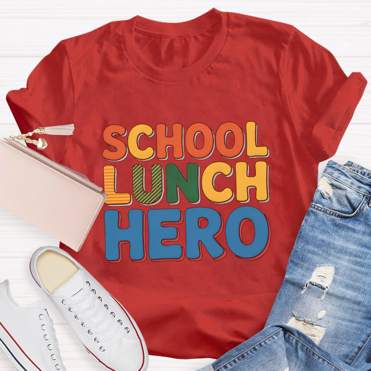 School Lunch Hero T-shirt