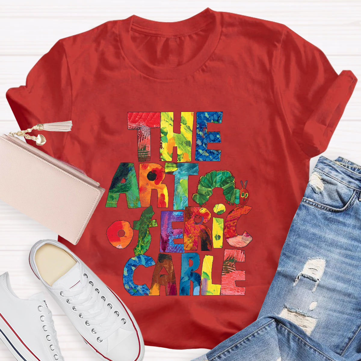 The Art Of Eric Carle Teacher Shirt