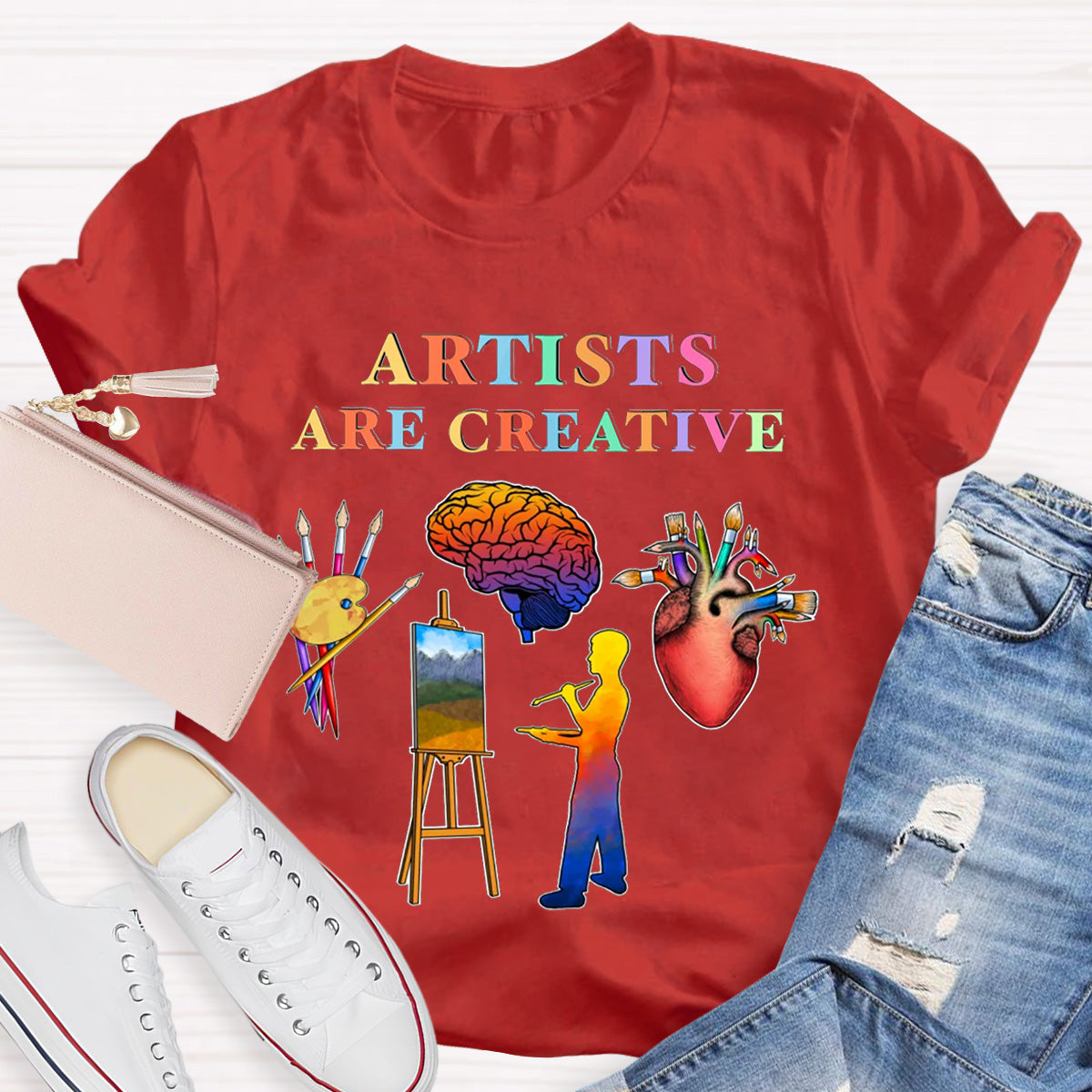 Artists Are Creative Art Teacher T-Shirt