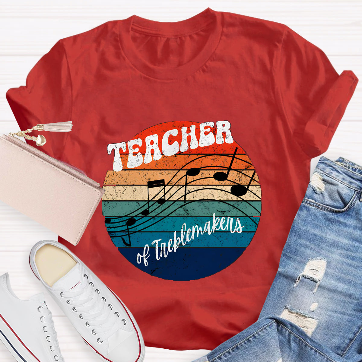 Teacher Black Note Teacher T-Shirt