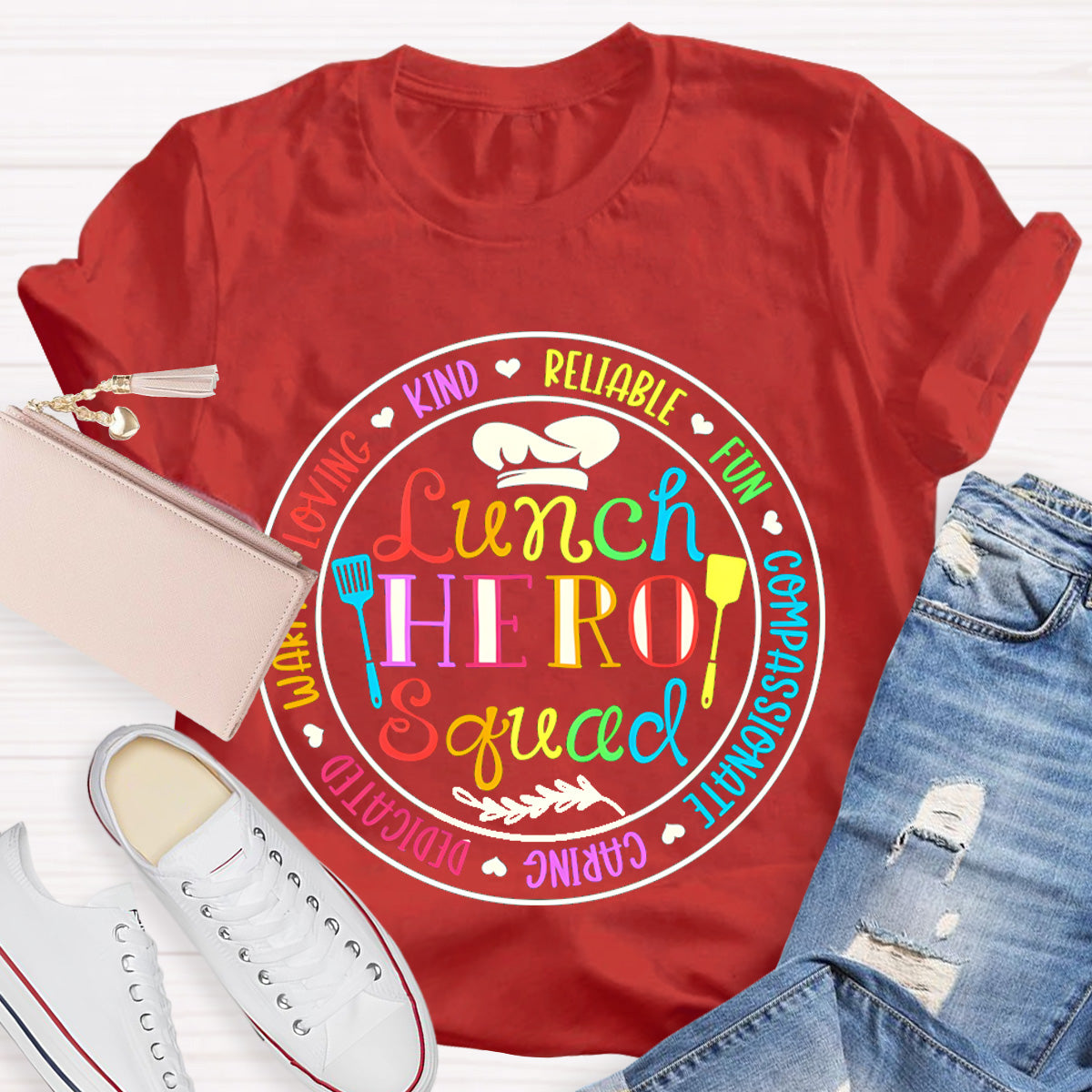 Lunch Hero Squad Warm Loving Kind T-Shirt