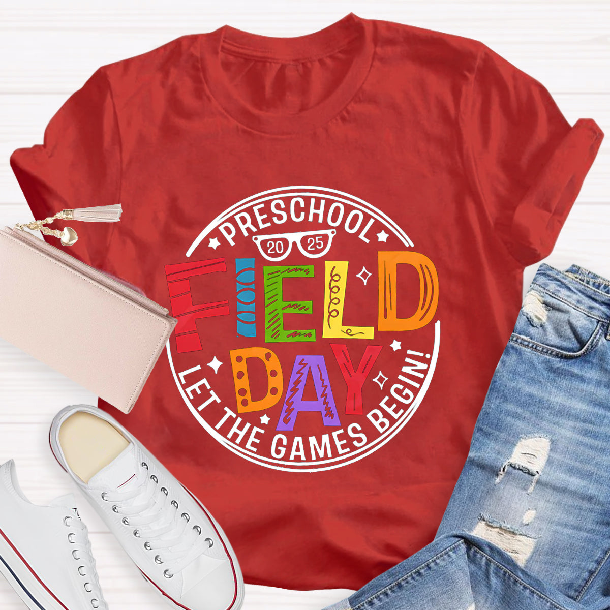 Personalized Grade 2025 Field Day Teacher T-Shirt