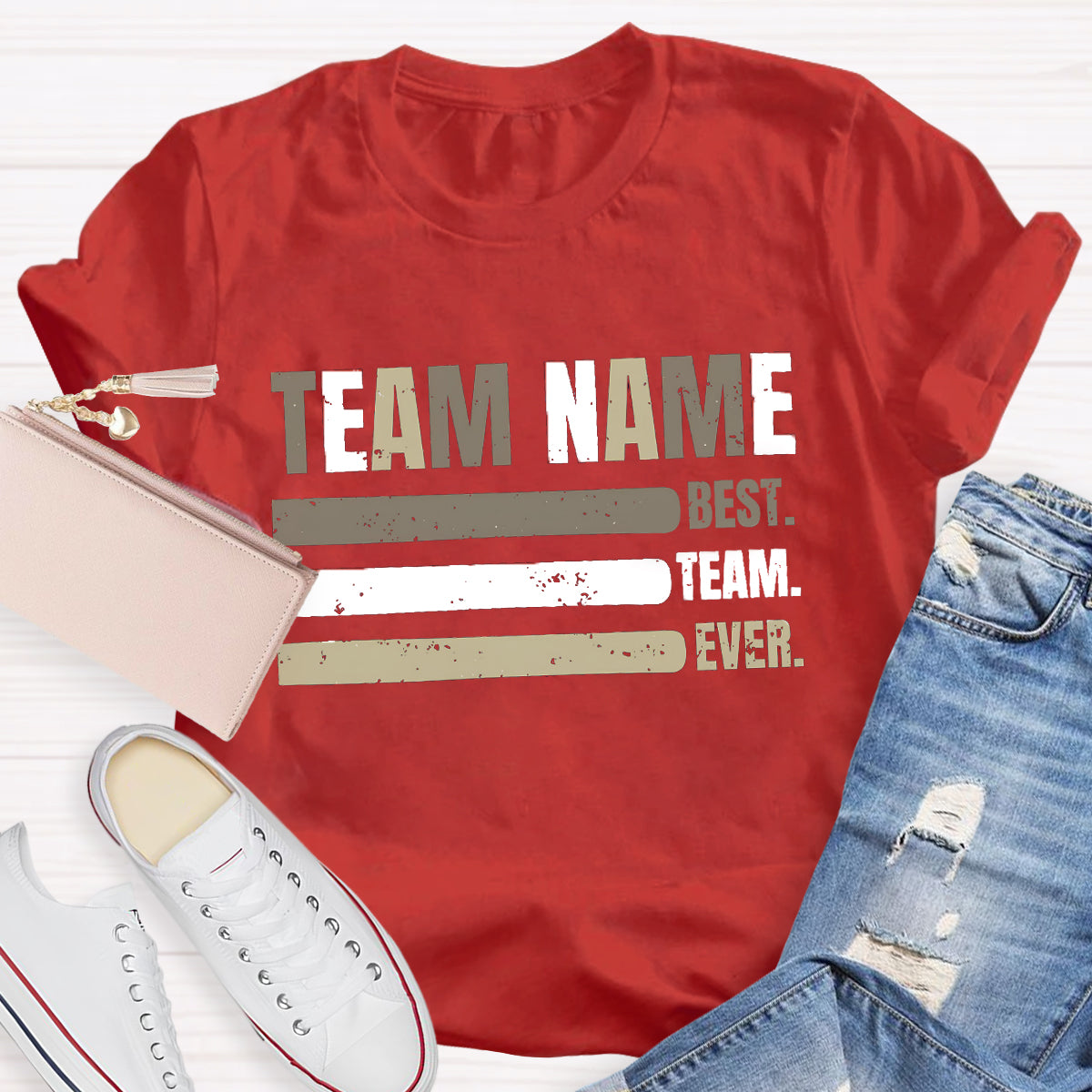 Personalized Best Team NameTeacher T-Shirt