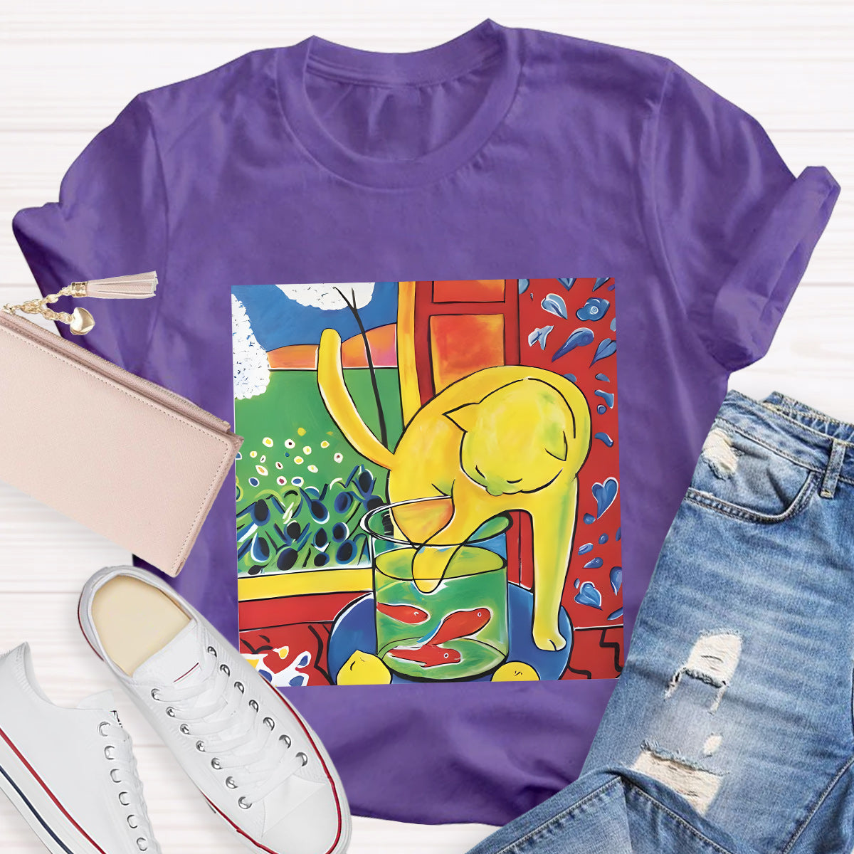 Cat In The Fish Tank T-Shirt