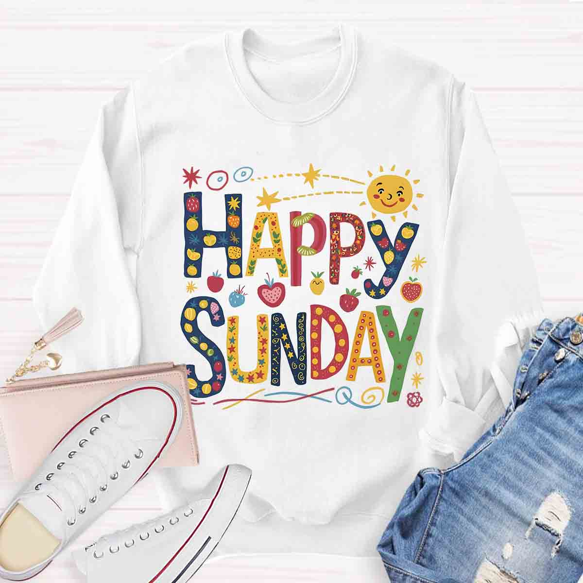 Happy Sunday Sweatshirt