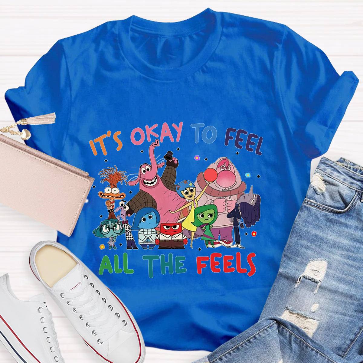 It's Okay To Feel All The Feels Special Education T-Shirt