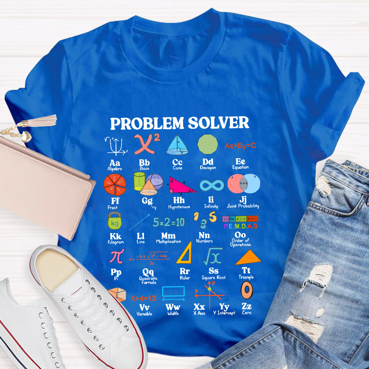 Problem Solver Math Teacher T-shirt