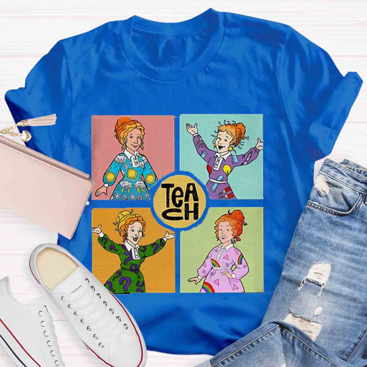 Teach Magic School Bus Teacher T-Shirt