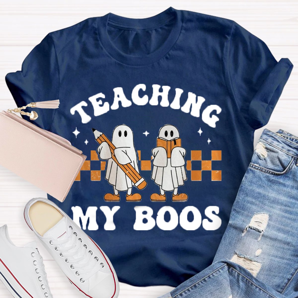 Teaching My Boos Halloween Teacher Funny Ghosts  Shirt