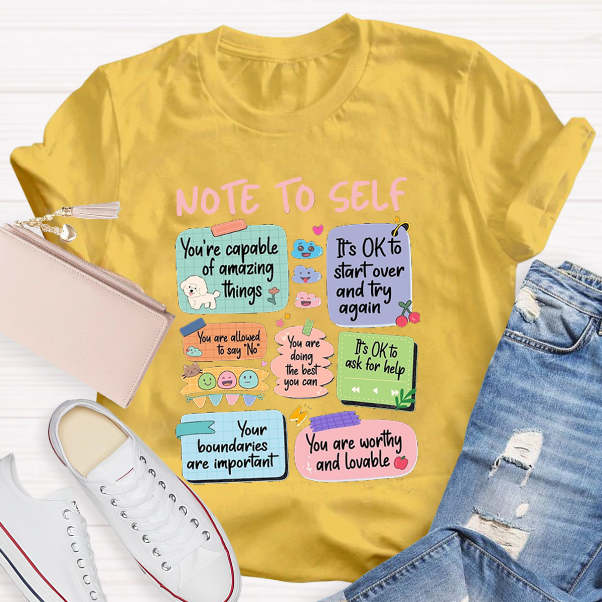 Note To Self Teacher T-Shirt