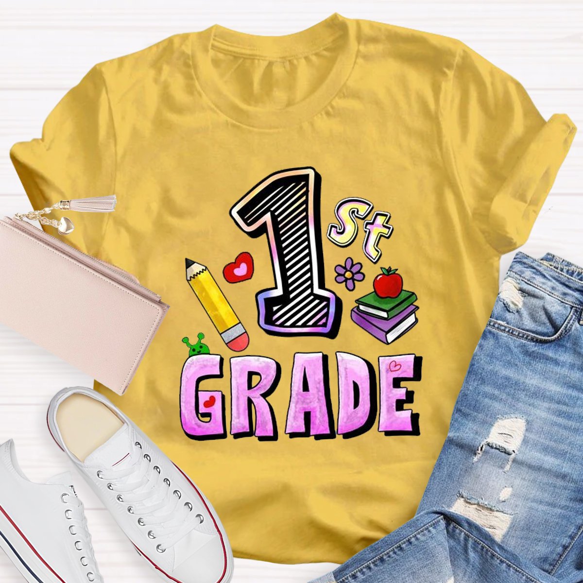 Personalized 1st Grade TeamTeacher Shirt