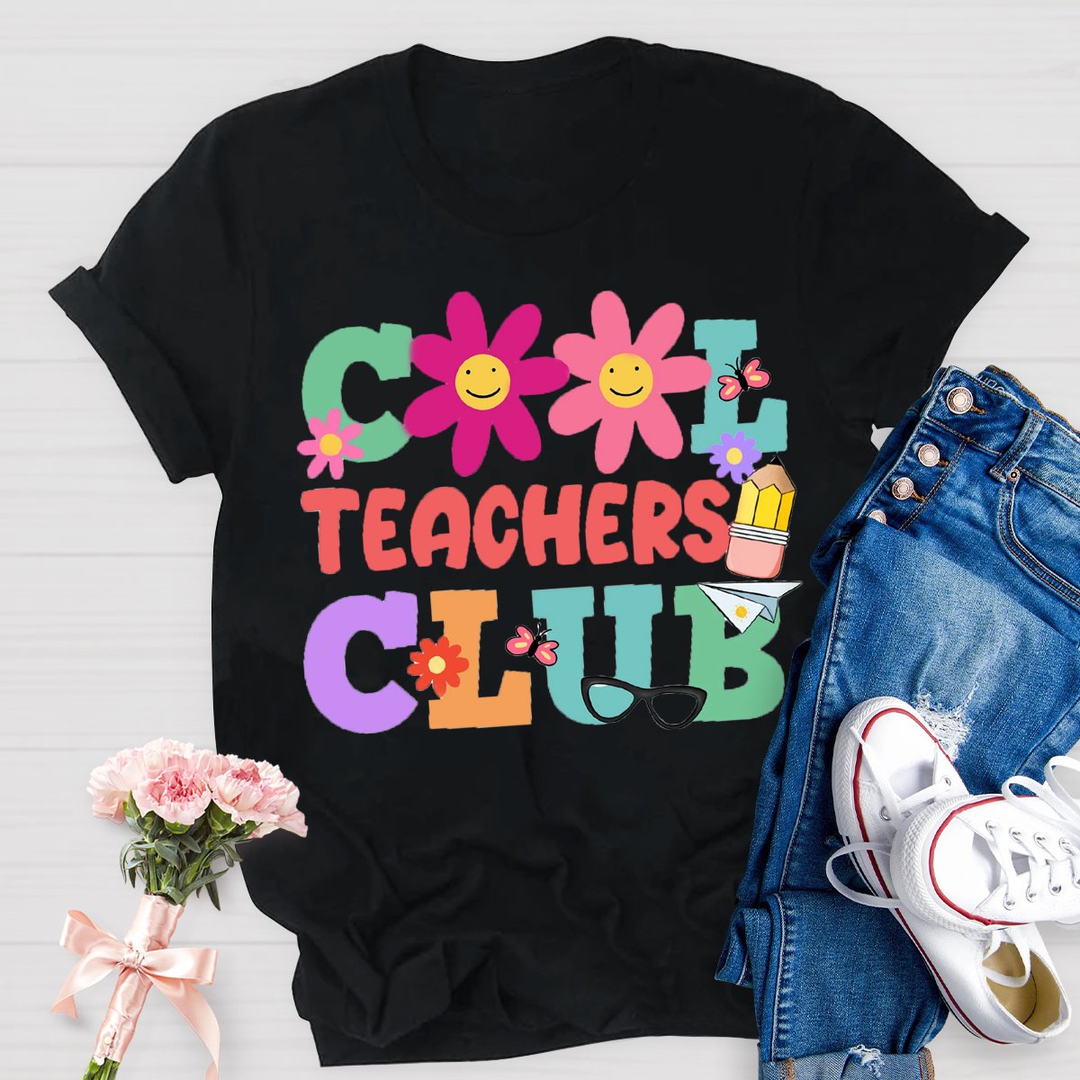 Cool Teachers Club Teacher's Day T-Shirt