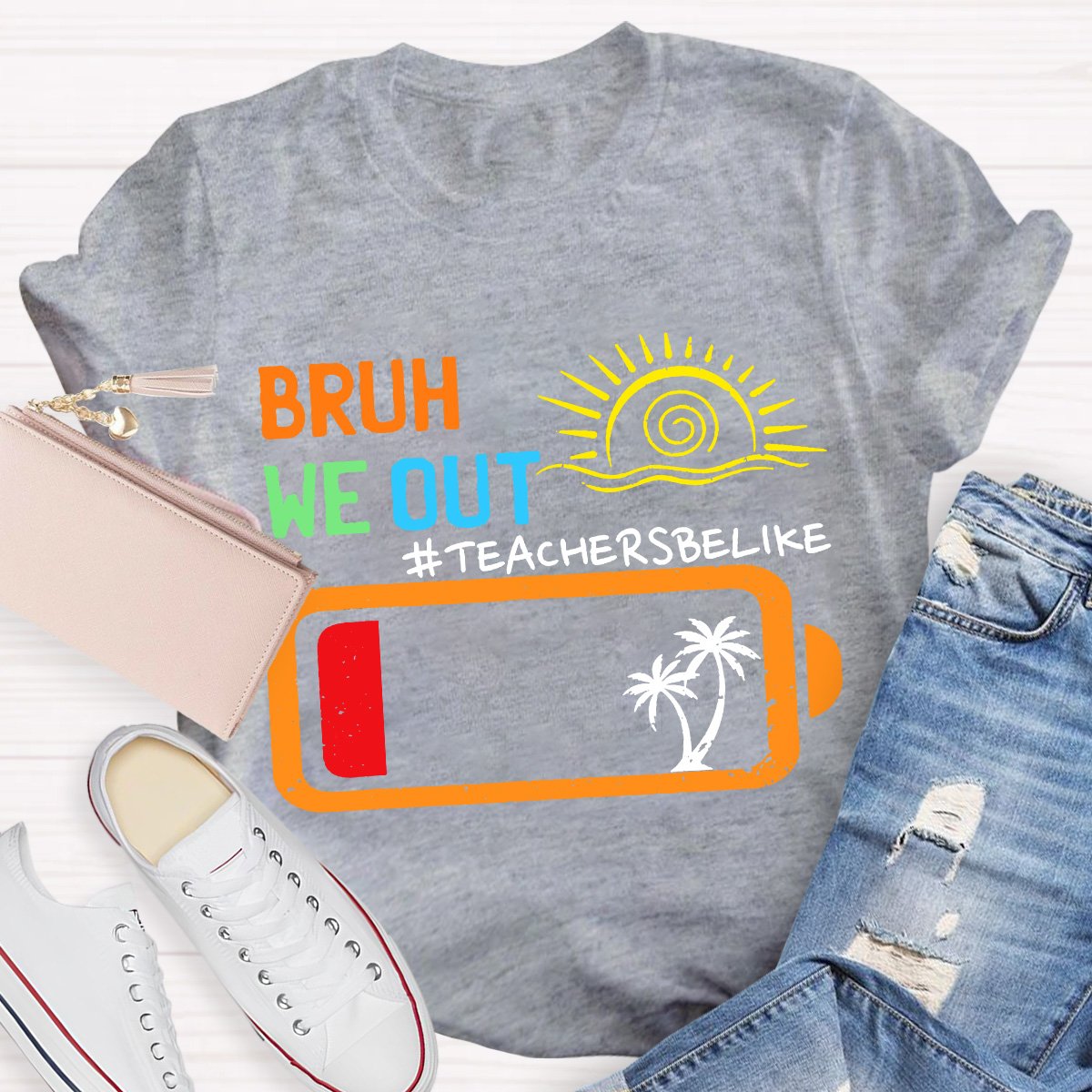 Bruh We Out Teachers Shirt