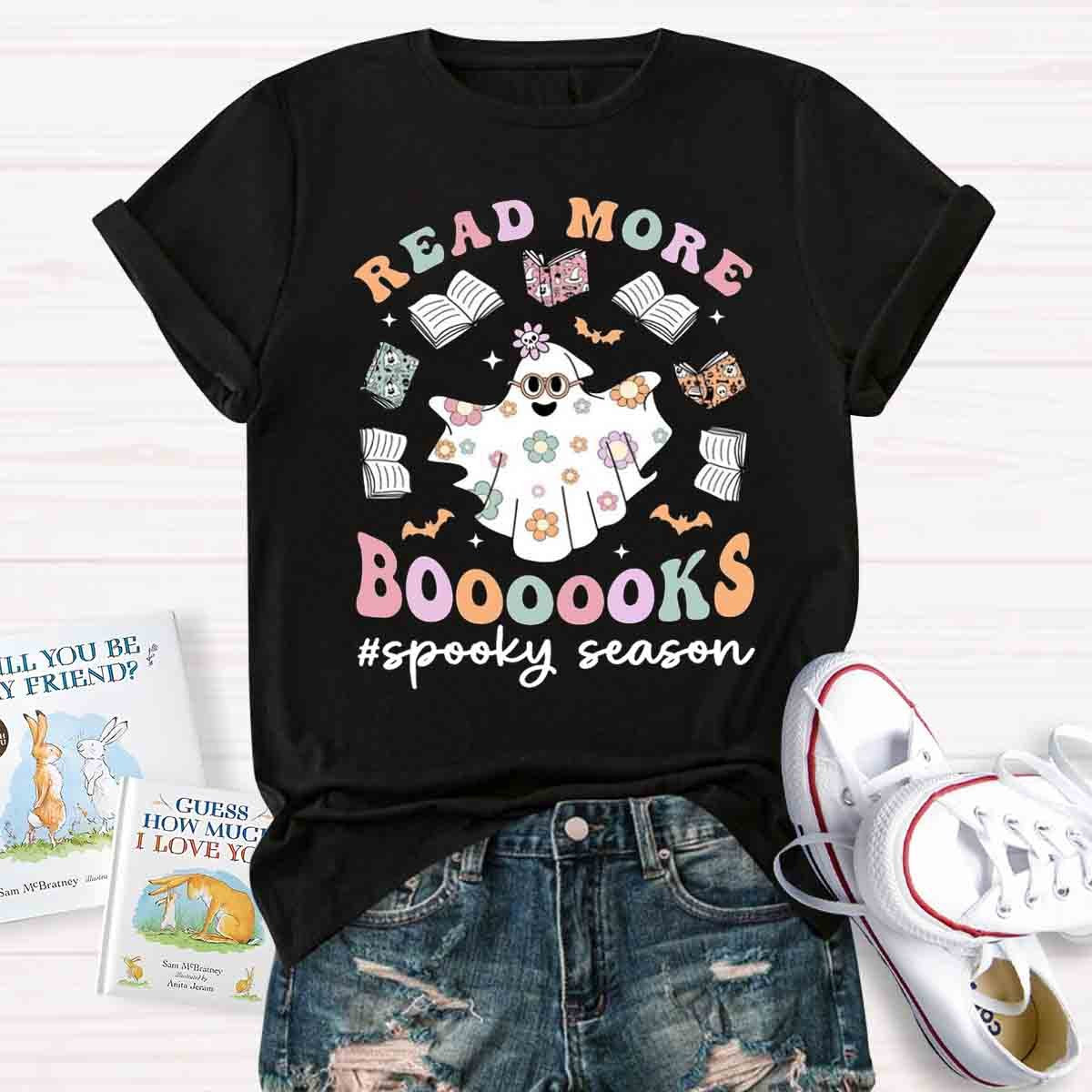 Read More Books Teacher Halloween Shirt