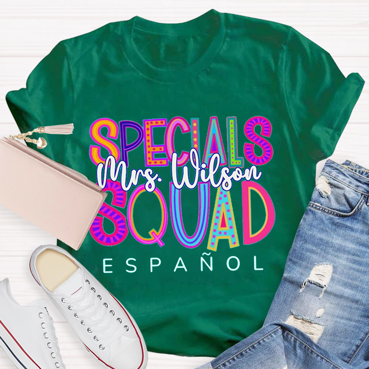 Personalized Your Name Special Squad Teacher T-Shirt